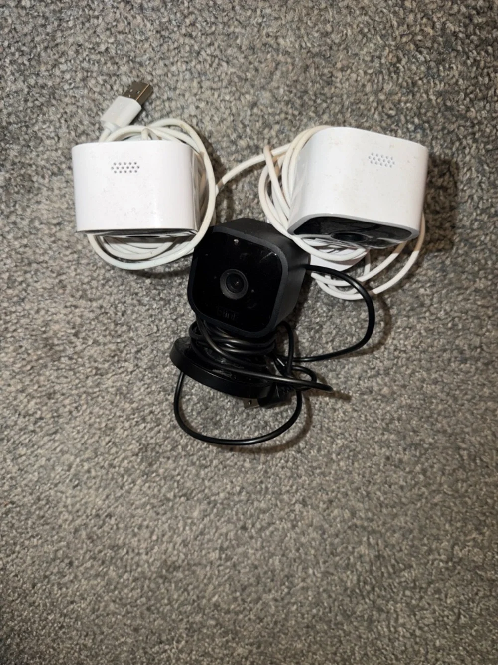 Blink Indoor Security Cameras - Black & White - 3-Pack